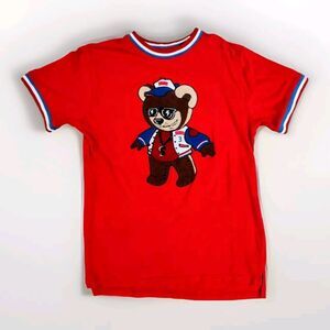 Another Hype Piece Mens Size 2XL Superstar Icon Embroidered Bear T-Shirt AHP
